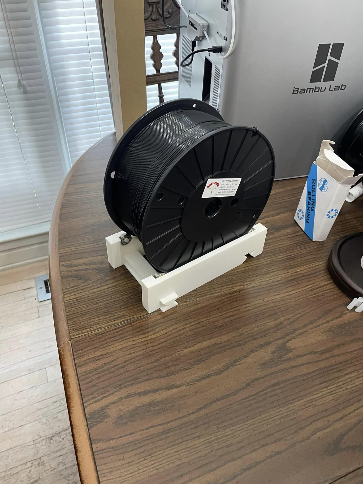 Spool holder for RepRapper Tech 3KG Filament Spools by MisterITLLC