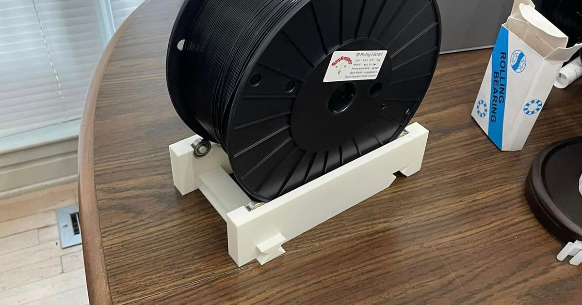 Spool holder for RepRapper Tech 3KG Filament Spools by MisterITLLC Download free STL model