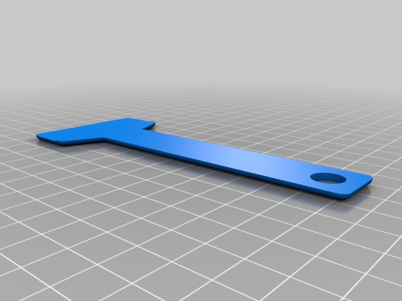 Printer Bed Scraper for Replaceable Printed Blades (Two-piece handle version) — miniatura 3
