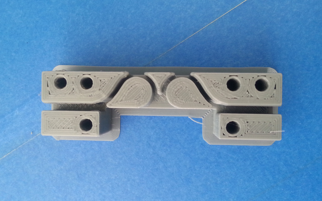 X Belt holder Anet A8/i3 for GT2 Belt 1.3-1.4mm (Simplify3D friendly)