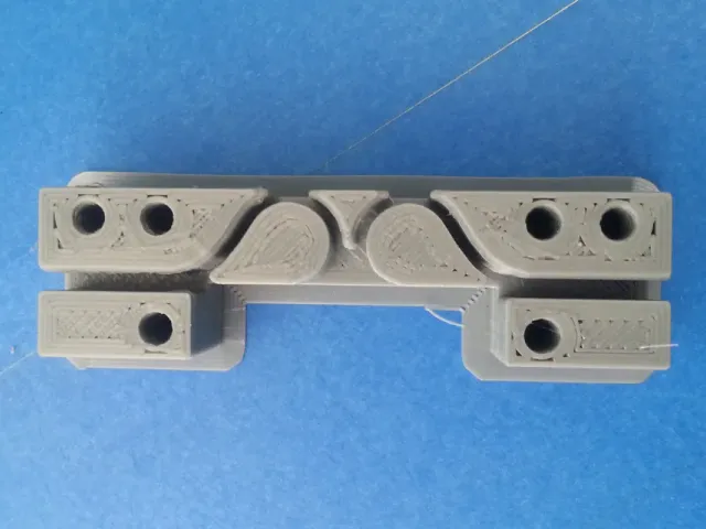 X Belt holder Anet A8/i3 for GT2 Belt 1.3-1.4mm (Simplify3D friendly)