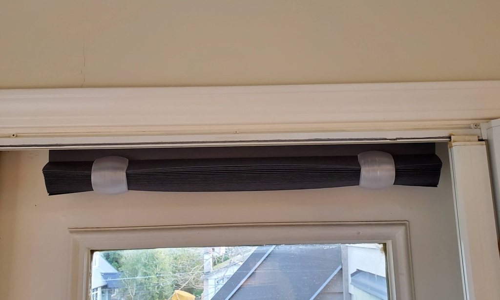 Clip for IKEA SCHOTTIS temporary blinds
