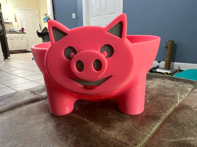 Pig snack bowl