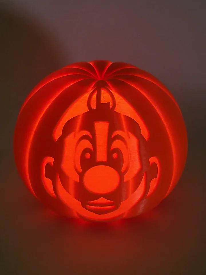 luigi pumpkin stencil