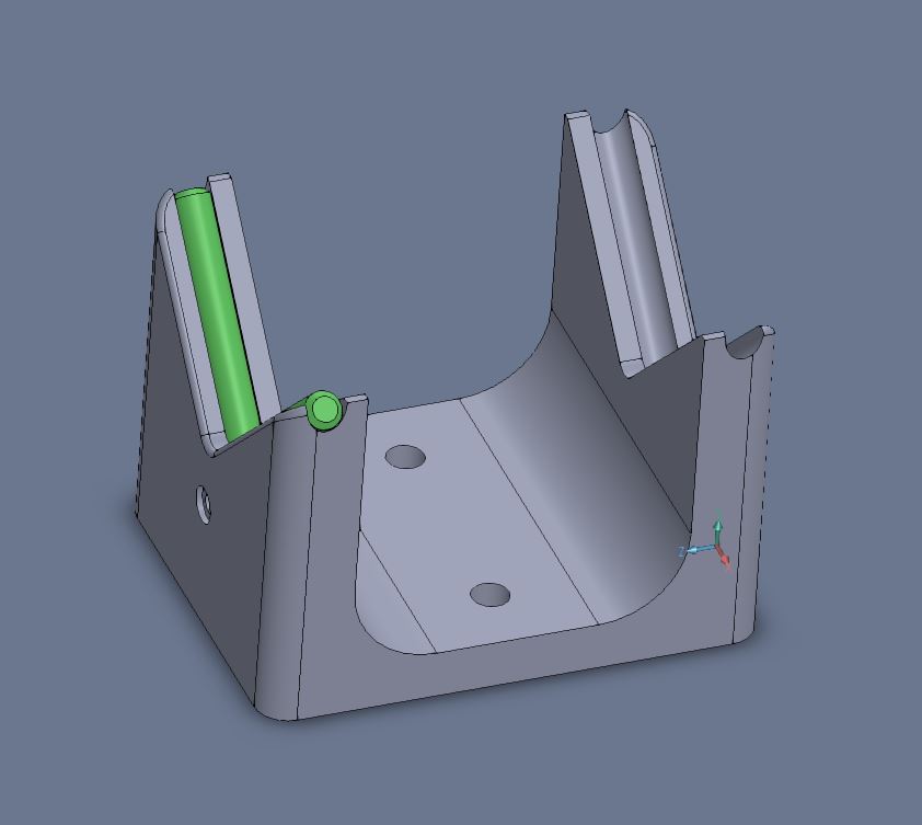 Small precision V-block for shaft concentricity measurement