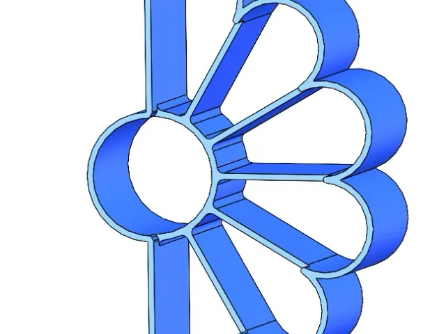 Half flower cutter