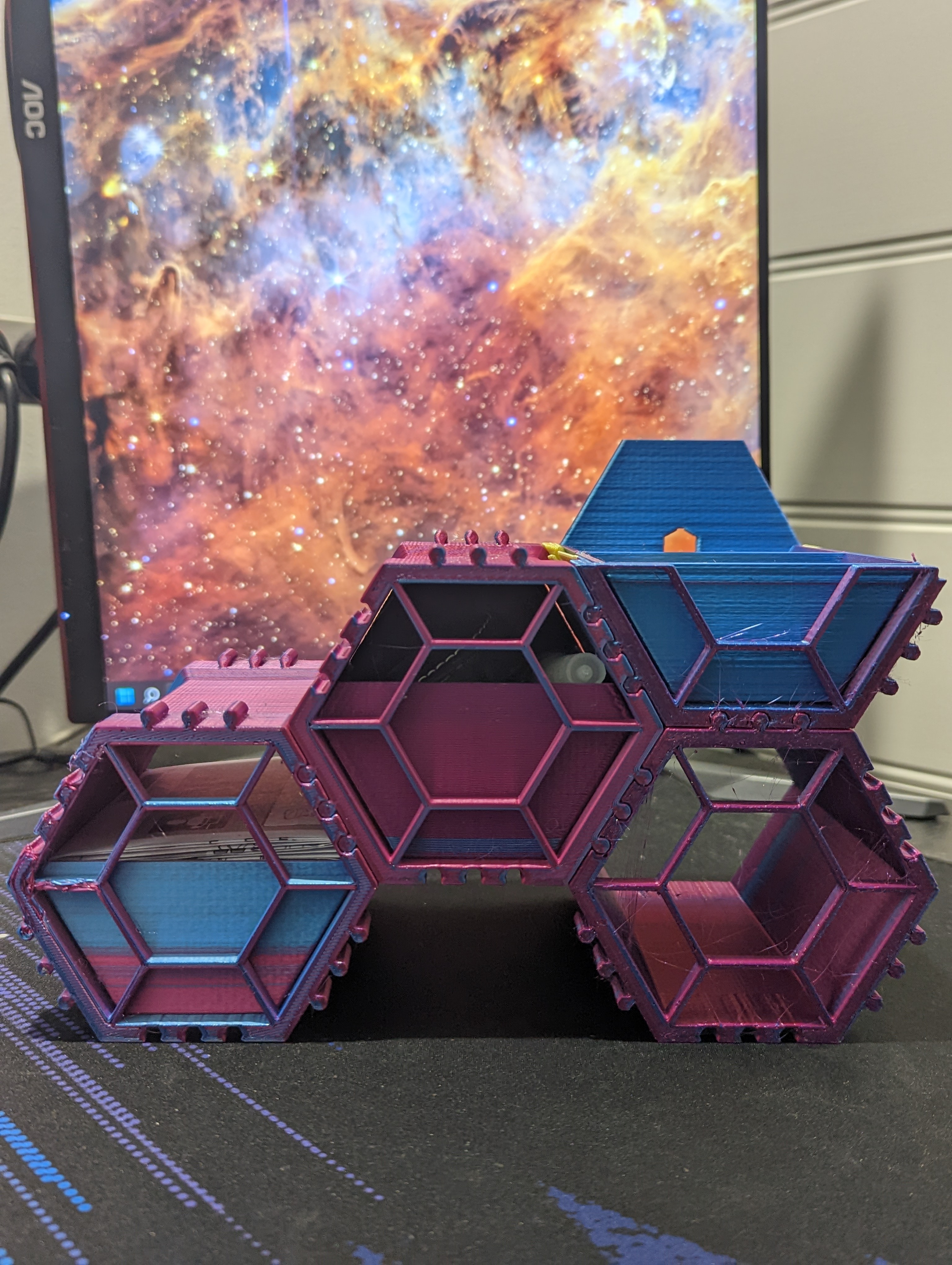 Miniatura 4 do modelo 3D HexaBox half
