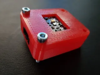 3D printed laser detector housing TCS34725 Arduino