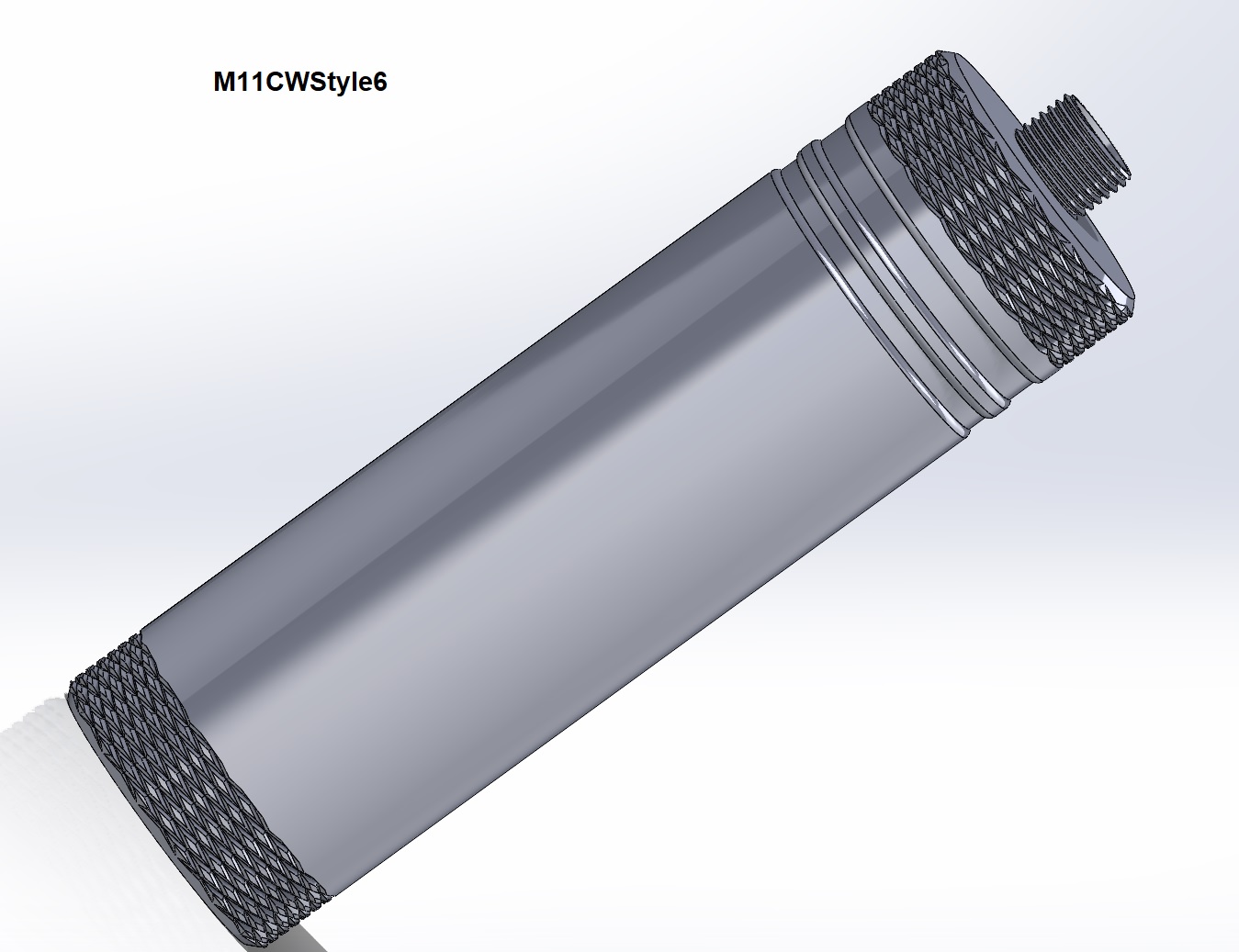 Airsoft Suppressor Silencer Schalldämpfer Set M11CW & M14CCW