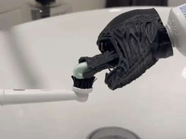 Xenomorph Toothpaste Dispenser