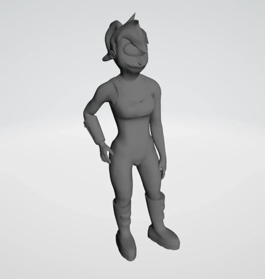 Futurama Turanga Leela von MTom | Kostenloses STL-Modell herunterladen |  Printables.com, image size:909x960