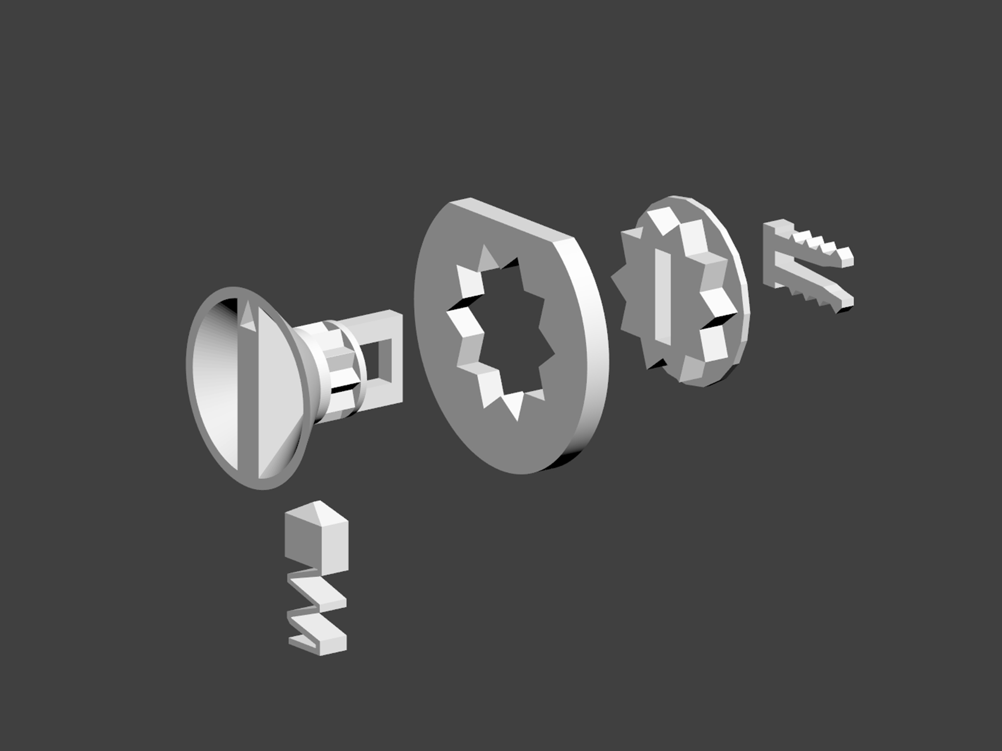 Miniatura 4 do modelo 3D Safe - 3 Digit click lock