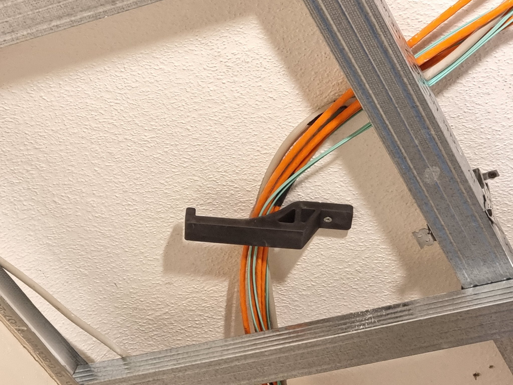 Ceiling and Wall cable clips / cable tray