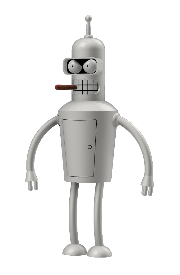 Bender Bending Rodriguez From Futurama Model By Angrysquirrel Download Free Stl Model