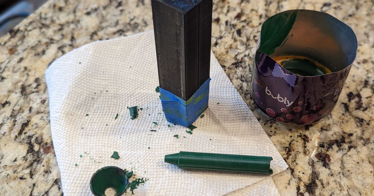 Crayon Mold by Jaepoc Download free STL model