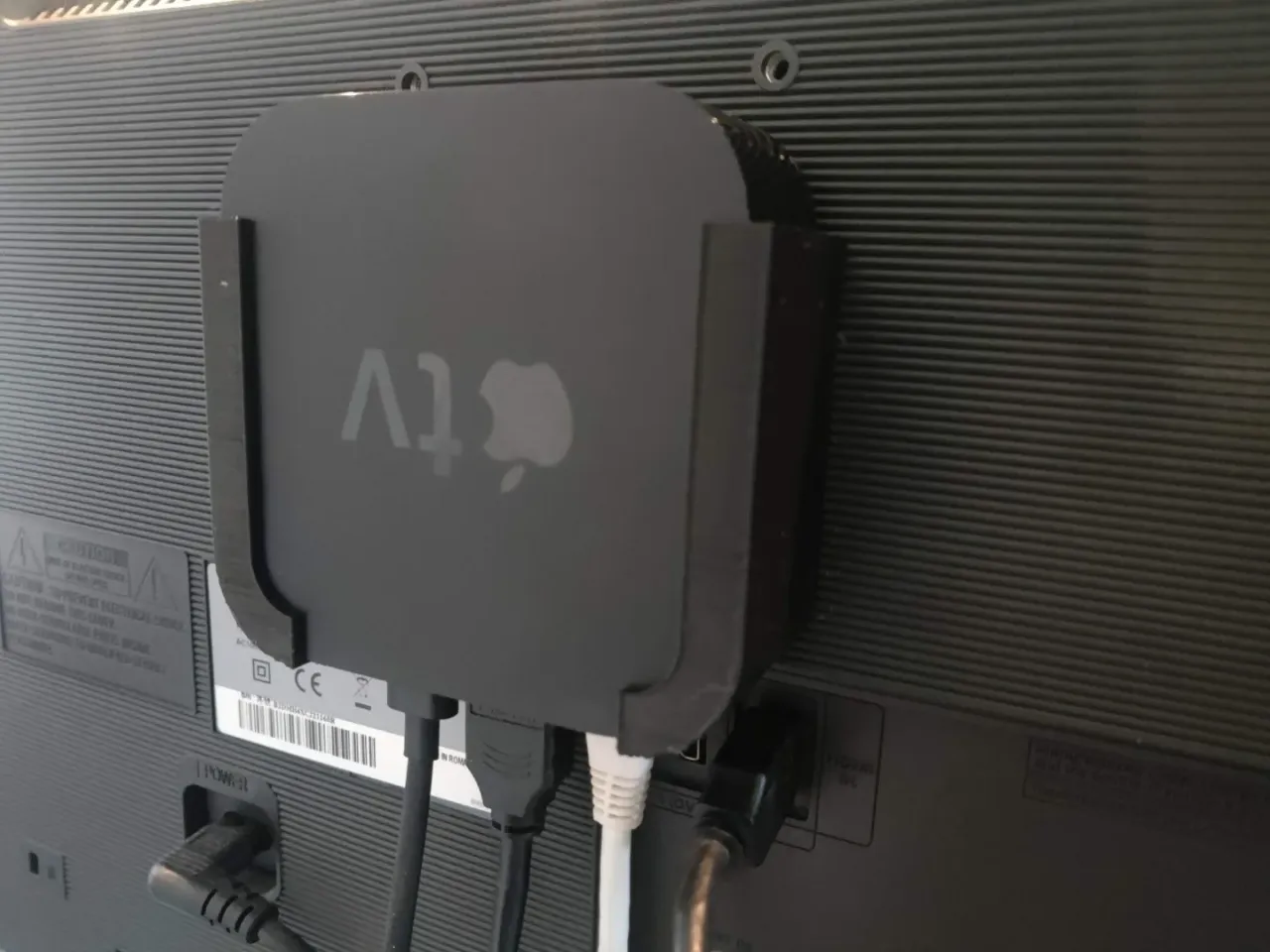 apple tv mount under tv