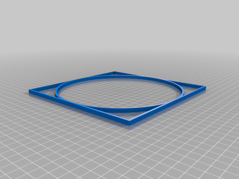 180mm Square and Circle
