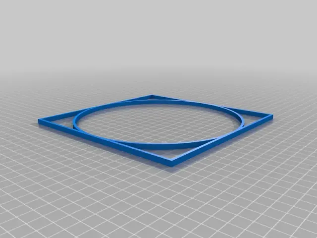 180mm Square and Circle