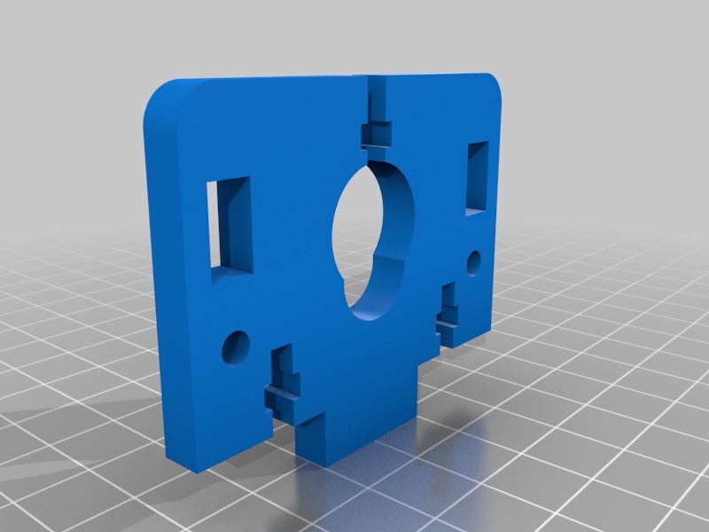 Tronxy p802e extruder plate by Dan Murphy | Download free STL model ...