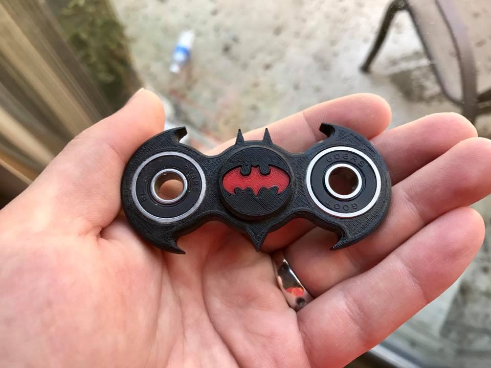Batman spinner caps
