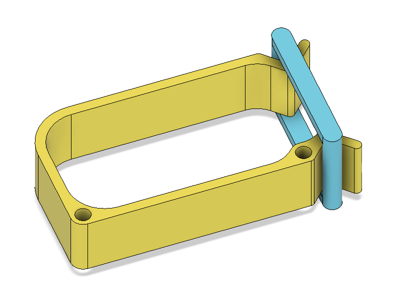 Miniatura 3 do modelo 3D Sample (loose) filament clip