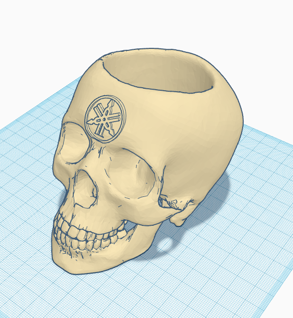 Yamaha skull