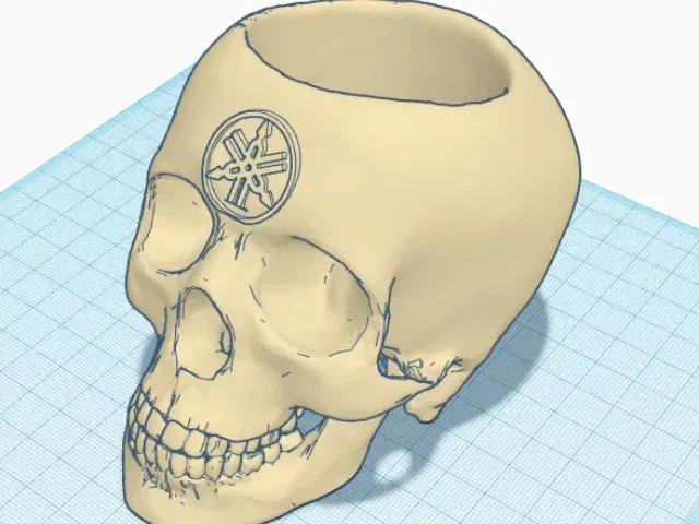Yamaha skull