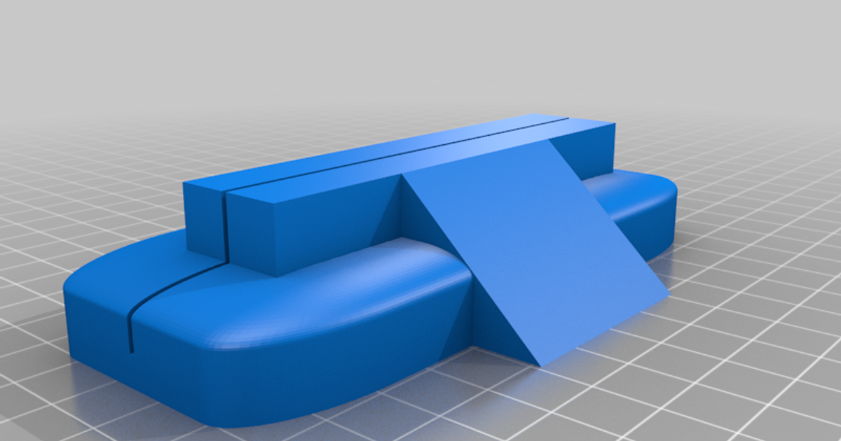 Porte menu de restaurant à personnaliser by GC 3D Download free STL