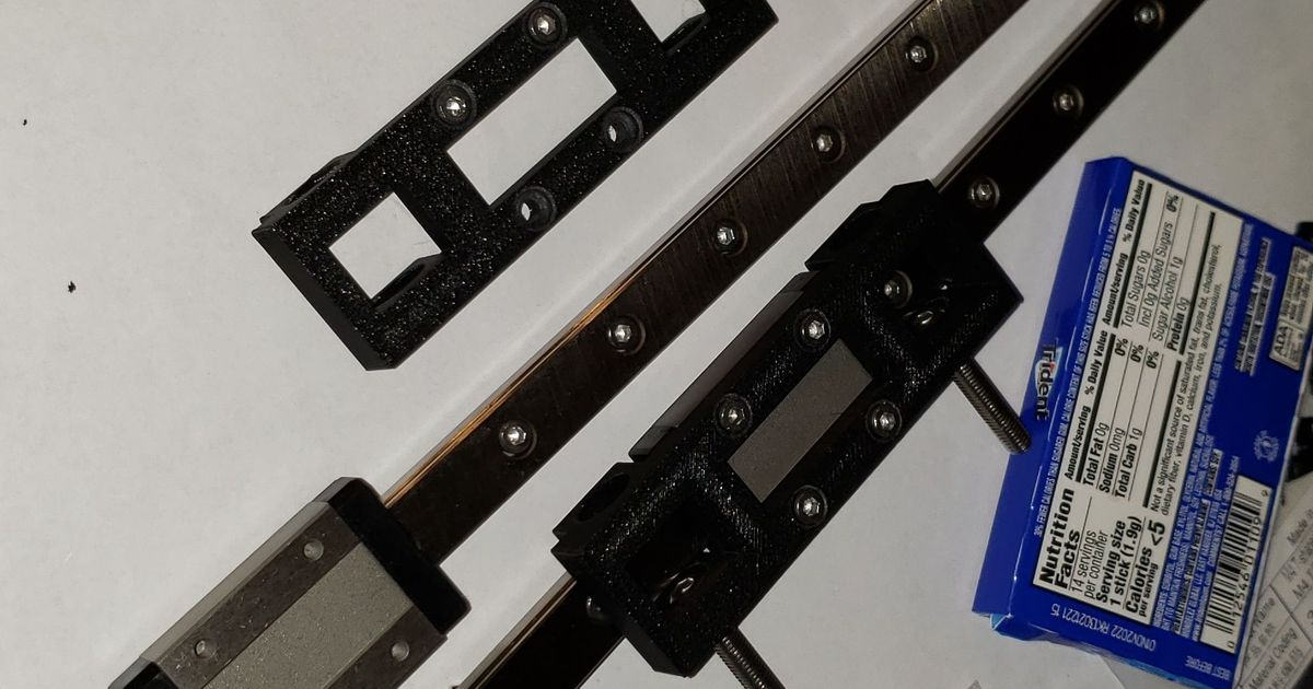 Elegoo Neptune 3 Y axis linear rail installation kit by Feral Engineer
