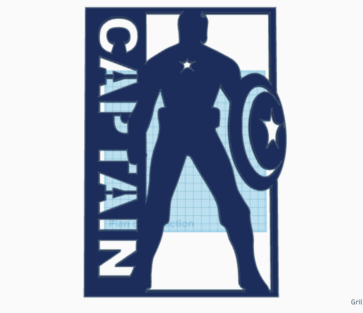 Cadre captain by GC 3D | Download free STL model | Printables.com