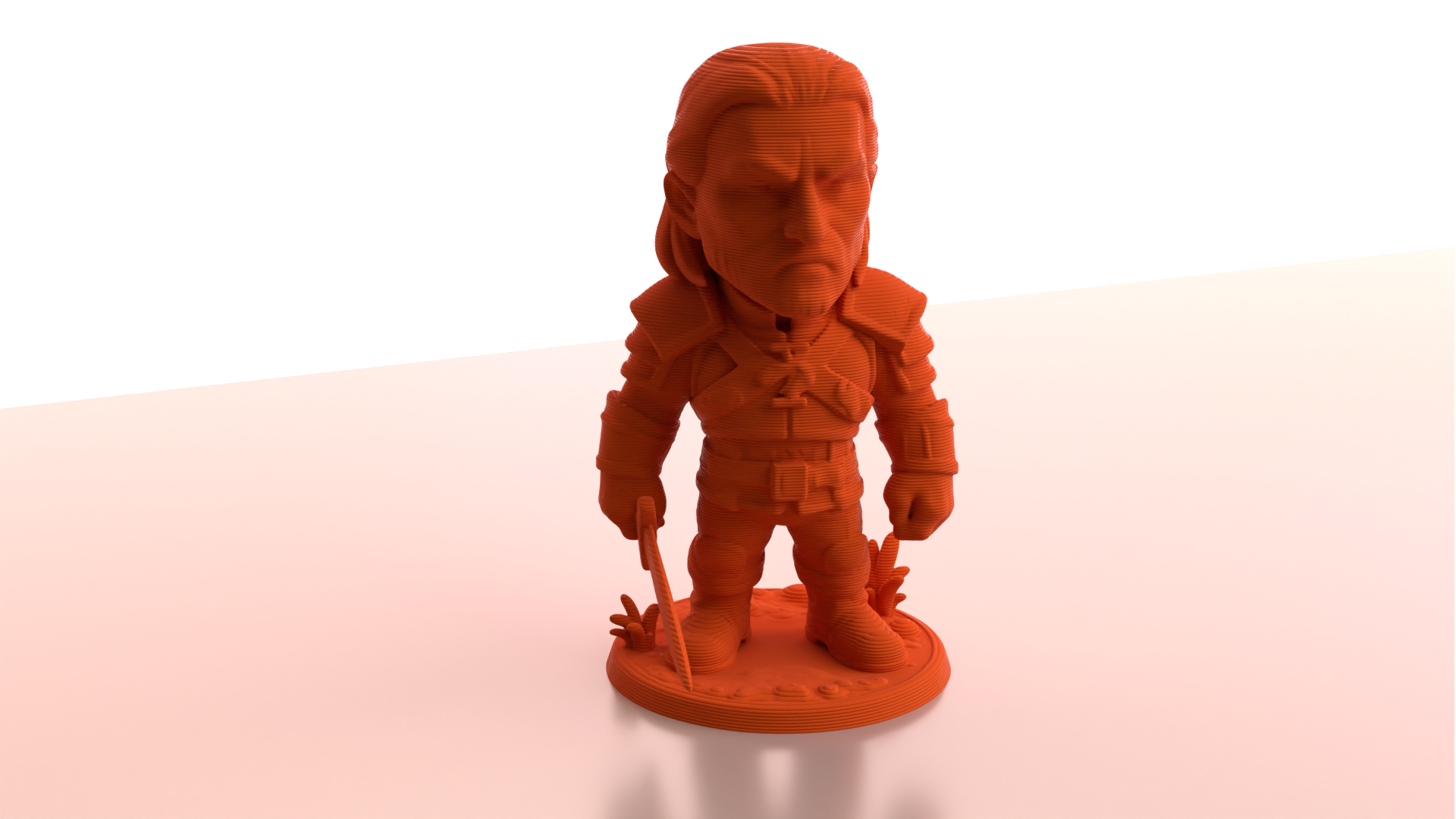 Cute Witcher Figurine