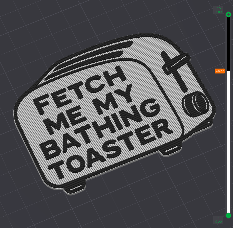 FETCH ME MY BATHING TOASTER