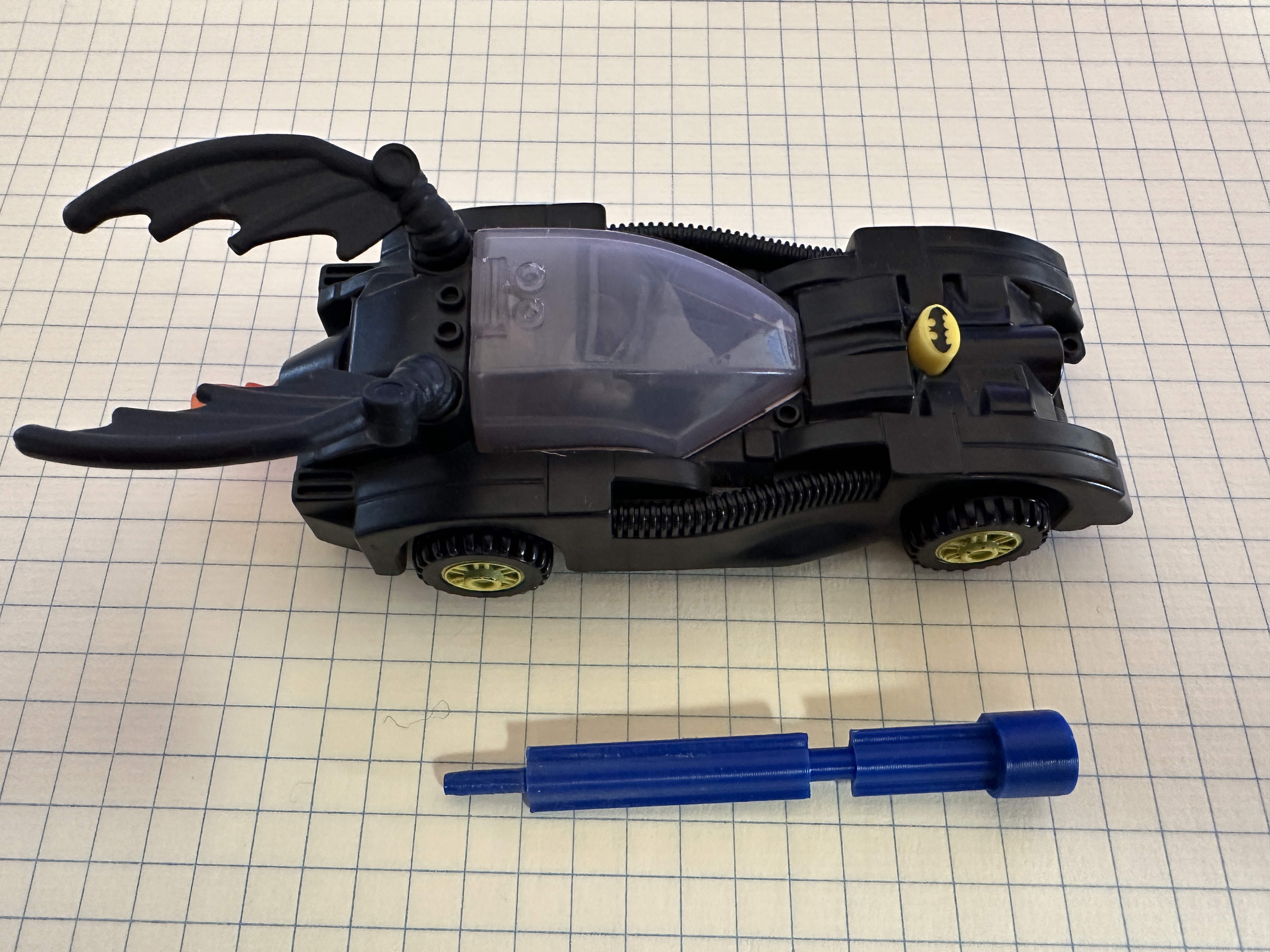 batmobile 2008 mcdonalds / lego spear