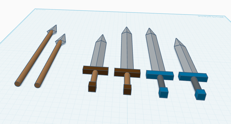 Swords and spears