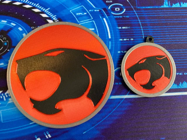 Thundercats Coaster and Keychain
