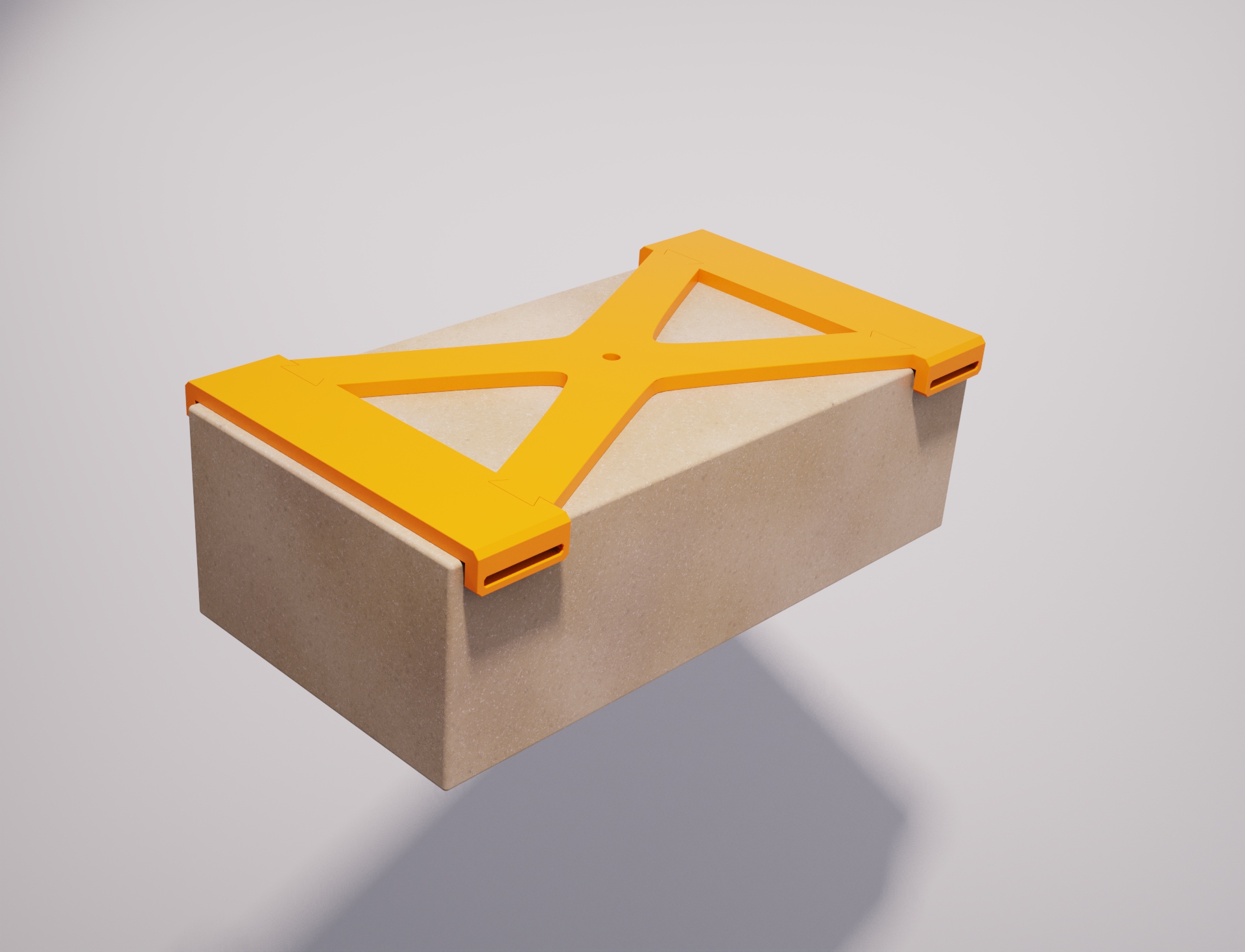 Under Table Tissue Box Holder