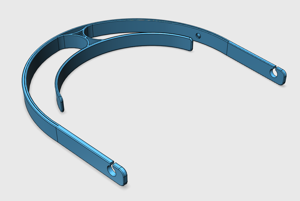 Simple faceshield with A4 foil
