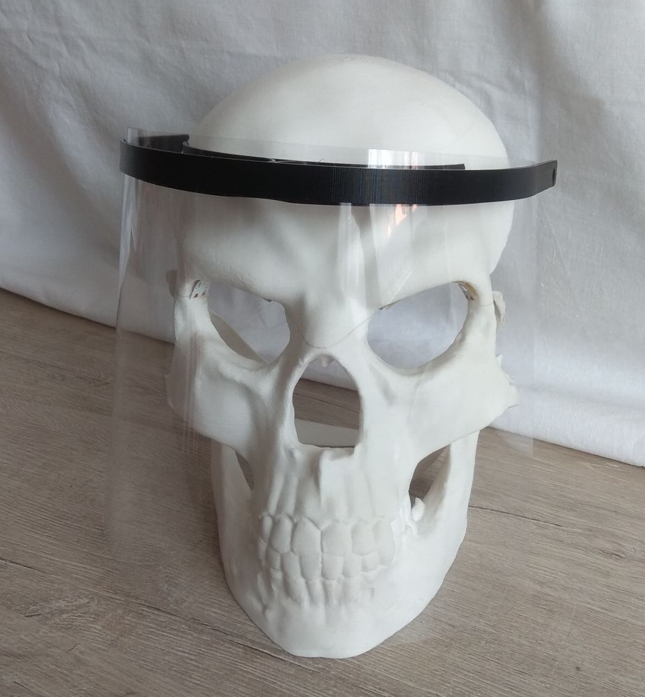 Miniatura 3 do modelo 3D Simple faceshield with A4 foil