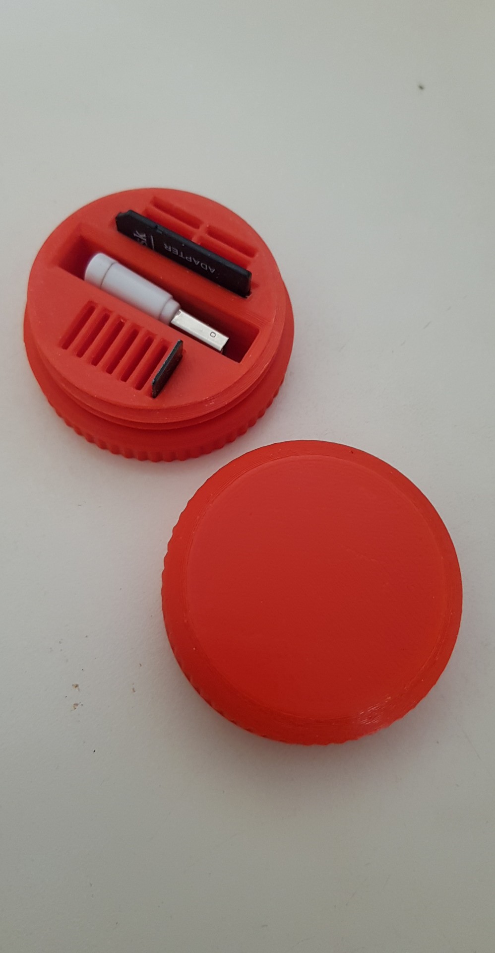 Micro sd card holder with adaptors