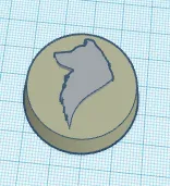Dimmer knob with dog