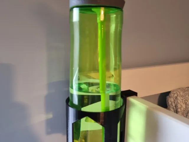IKEA bunk bed water bottle mount