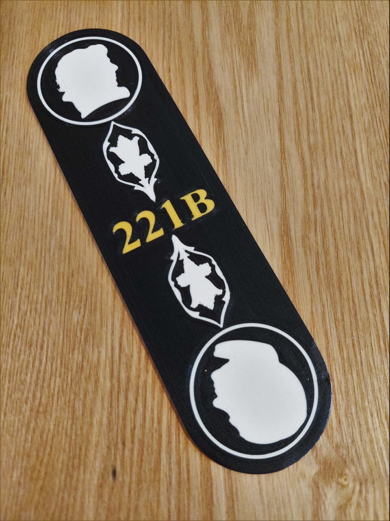 Sherlock And Watson 221B Bookmark By Oleenick Download Free STL Model 