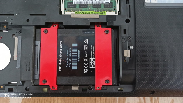Caddy HDD Pour Ordinateur Portable ASUS Z53J - Occasion Fonctionnel, Quelques Marques D'usure