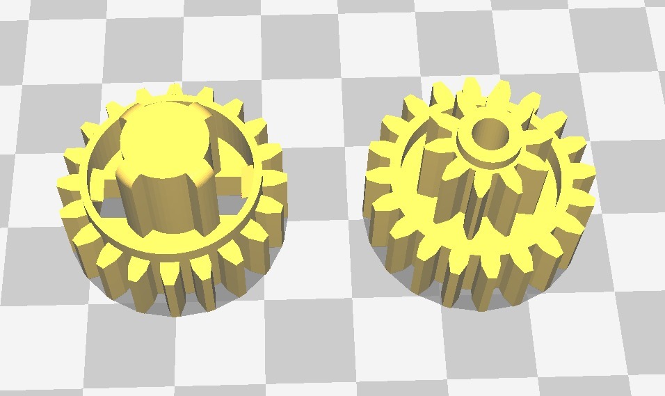 Miniatura 4 do modelo 3D Silvercrest Mini Chopper Gear Set