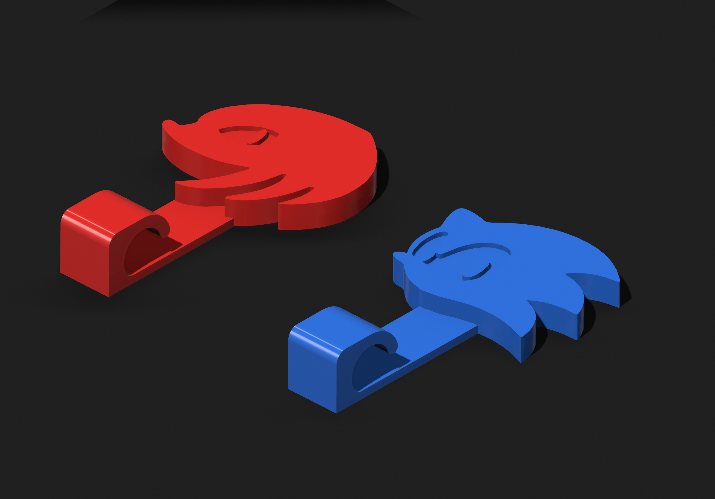 Sonic & Knuckles Towel hook