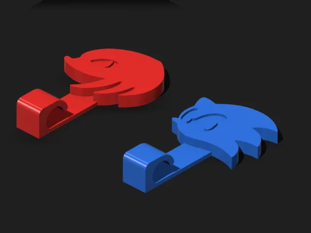 Sonic & Knuckles Towel hook