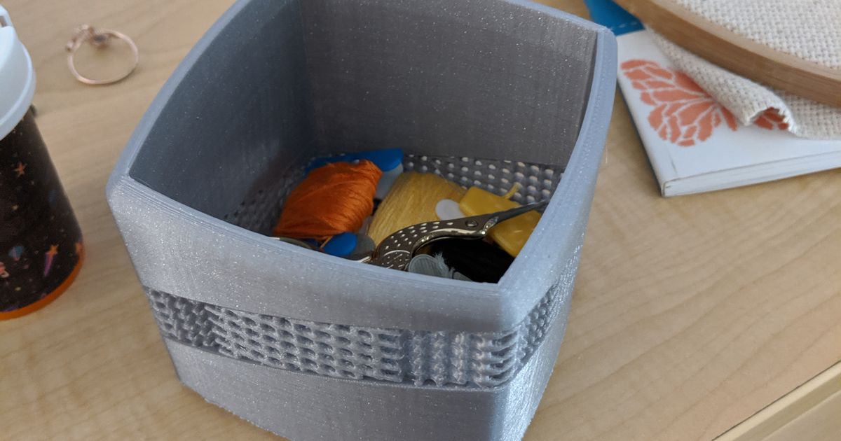 Lattice Striped Box by Eli Fastow | Download free STL model ...