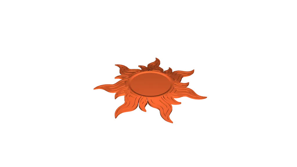 Sun Coaster by Heine Sørensen | Download free STL model | Printables.com