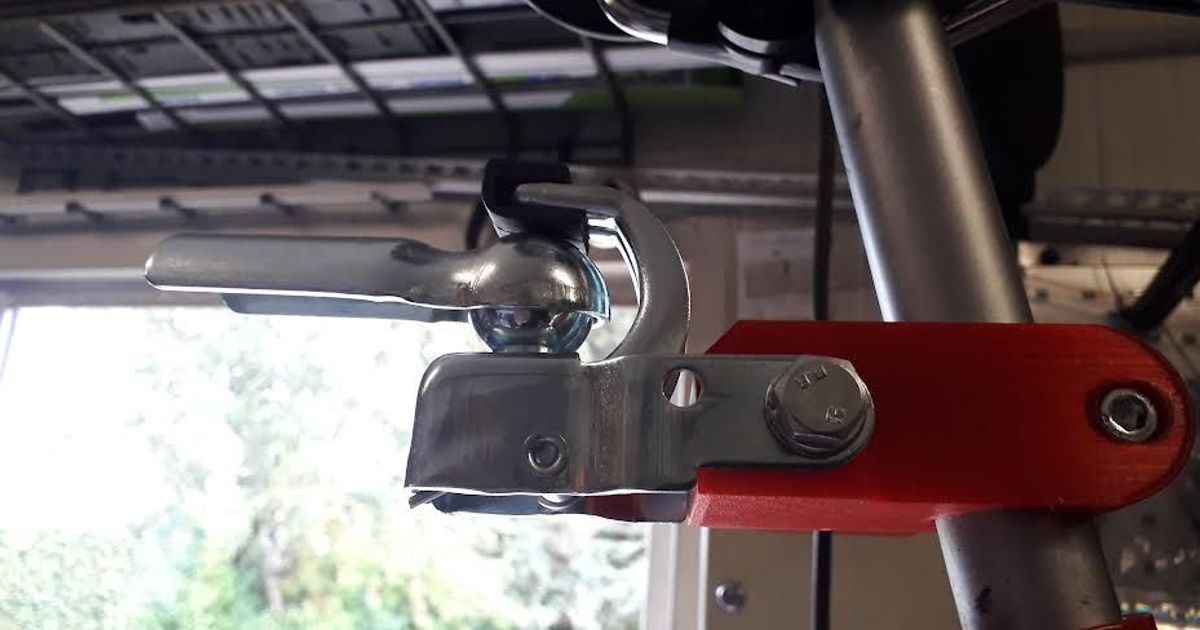 Bike hitch on seatpost by Heine Sørensen Download free STL model