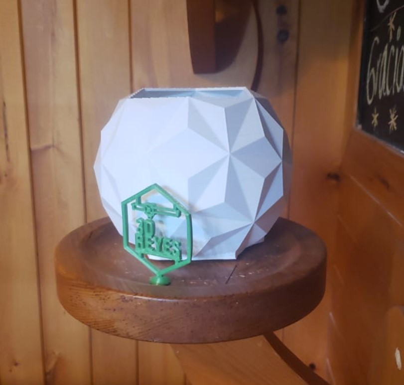 Geodesic planter